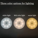 Load image into Gallery viewer, 2 Pack Motion Sensor Light Indoor,Nightlights with Light Sensors Automatic/Constant Modes,White Warm &amp; Neutral Light Three Colors Magnetic