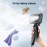 Load image into Gallery viewer, Travel Steamer for Clothes, 1200W Clothes Steamer Handheld, Portable Steamer &amp; Iron 2 in 1, 100ML Large Water Tank, 10s Fast Heat Up, 15mins Steaming