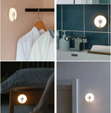 Load image into Gallery viewer, Rechargeable Motion Sensor Night Light - Auto On/Off LED Nightlight with Adjustable Brightness &amp; Magnetic Base, Cute Cat Wall Lights for Kids