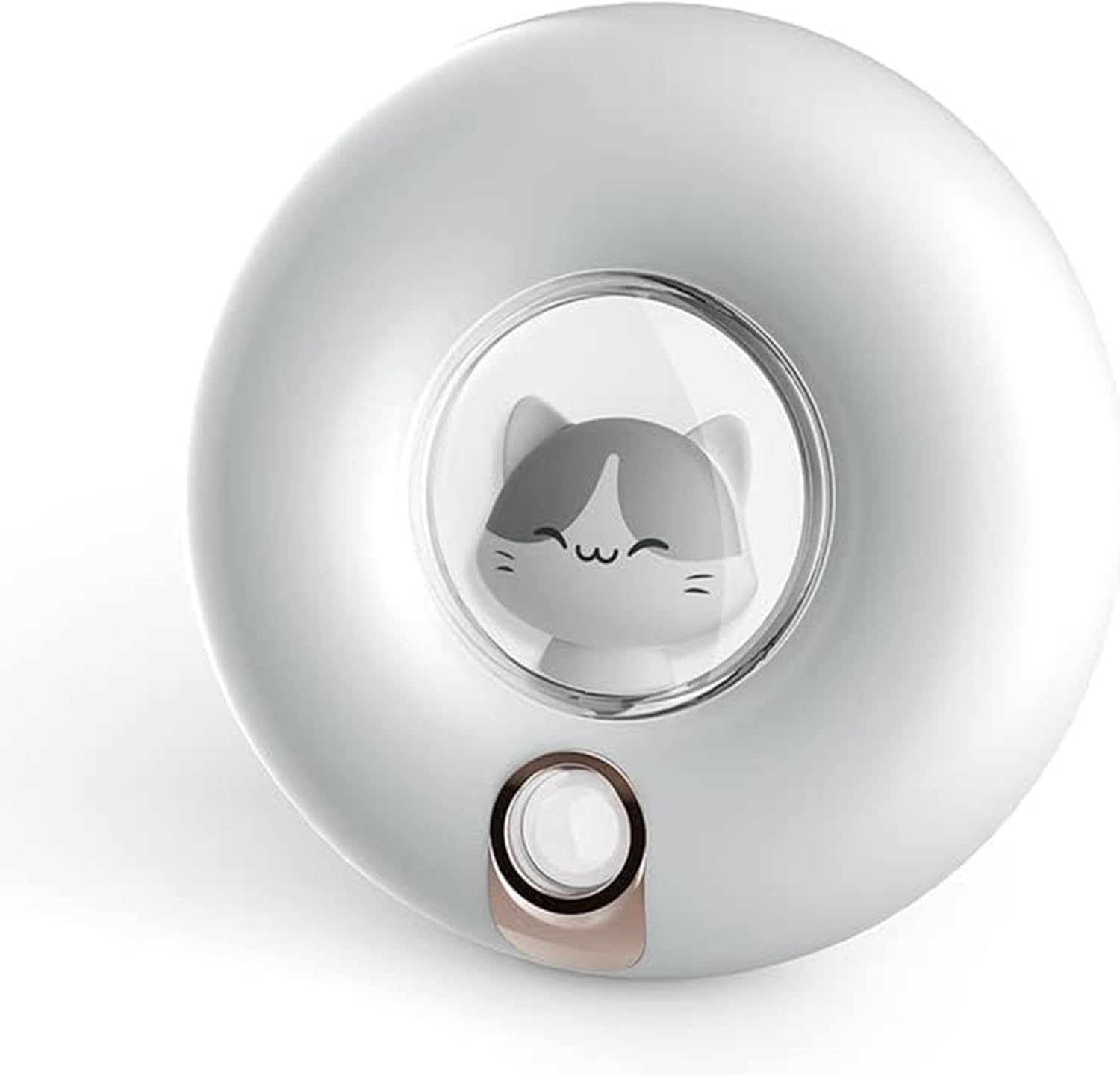 Rechargeable Motion Sensor Night Light - Auto On/Off LED Nightlight with Adjustable Brightness & Magnetic Base, Cute Cat Wall Lights for Kids