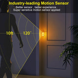 Load image into Gallery viewer, Wooden Message Motion Sensor Night Light with Memo Stickers, Doorknob Board LED Lamp, Rechargeable Doorhandle Hook Design for Bedroom, Bathroom, 2Pack