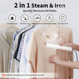 Load image into Gallery viewer, Steamer for Clothes - Mini Iron, Portable Handheld Garment Steamer, 3 in 1 Steam Iron Wet &amp; Dry Ironing, 15s Fast Heat Up, 900W Wrinkles Remover