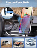 Load image into Gallery viewer, Wireless Car Charger, Auto-Clamping Car Mount 15W/10W/7.5W Fast Charging Air Vent Car Phone Mount Compatible