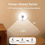 Load image into Gallery viewer, Rechargeable Motion Sensor Night Light - Auto On/Off LED Nightlight with Adjustable Brightness &amp; Magnetic Base, Cute Cat Wall Lights for Kids