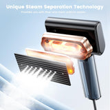 Load image into Gallery viewer, Travel Steamer for Clothes, 1200W Clothes Steamer Handheld, Portable Steamer &amp; Iron 2 in 1, 100ML Large Water Tank, 10s Fast Heat Up, 15mins Steaming