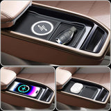 Load image into Gallery viewer, Wireless Car Charger Pad, 15w Fast Car Wireless Chargers Charging pad Non Slip Charger